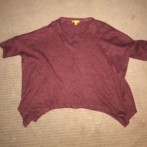 Flowy maroon shirt