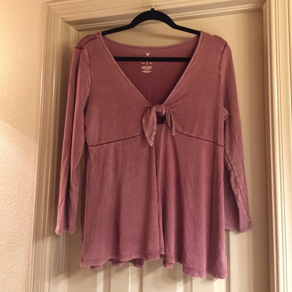 NWT AEO Soft & Sexy Tie Front T-Shirt!!!
