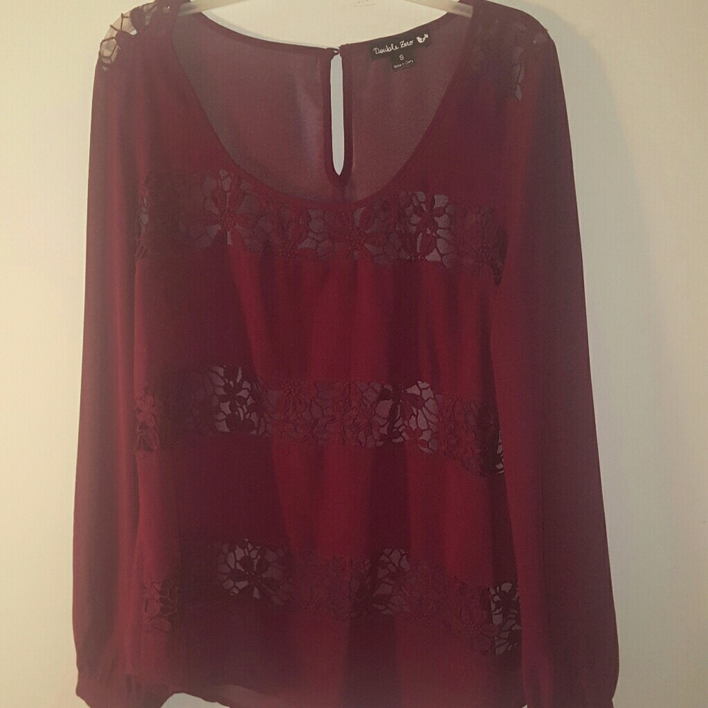 Double Zero Sheer Blouse