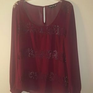 Double Zero Sheer Blouse