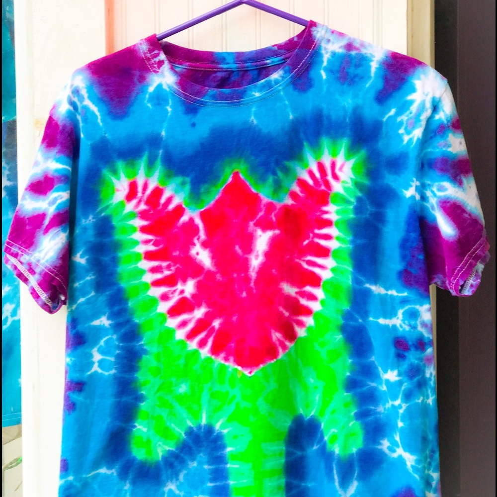Tie Dye Short Sleeve Shirt - Artist Chris Brannon