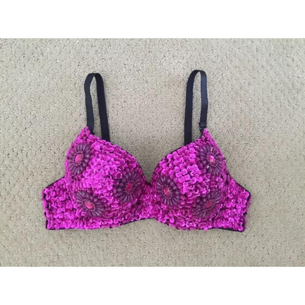 Sequin Bra