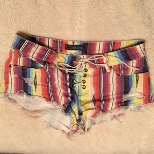 Cute Billabong lace up shorts