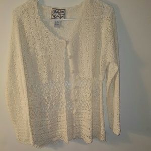 Heirloom Collectibles button up sweater
