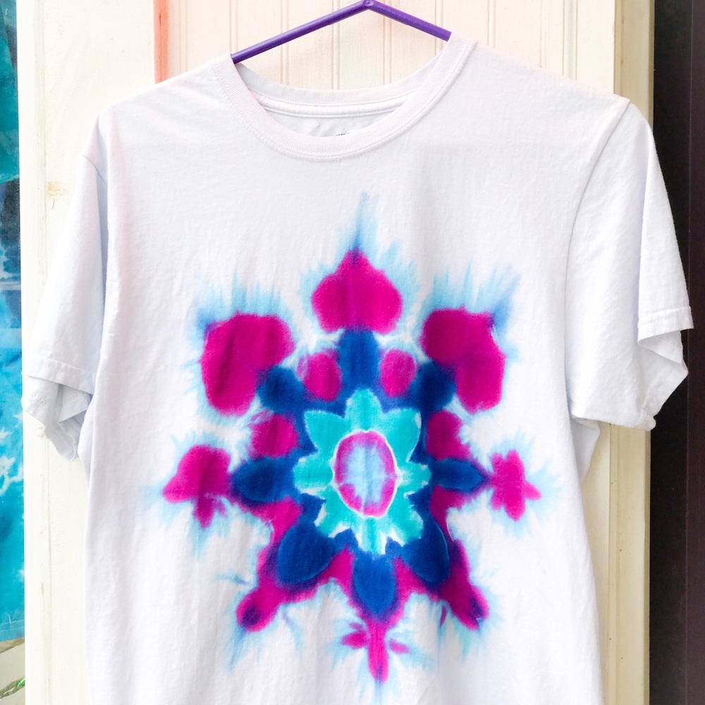 Tie Dye Short Sleeve Shirt - Artist Chris Brannon