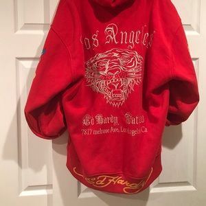 Ed Hardy Mens Los Angeles Tiger Specialty Hoodie