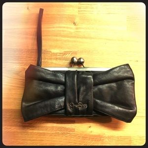 Jessica Simpson bow clutch