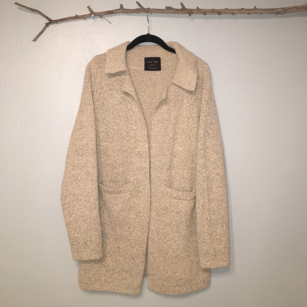 Cream sweater