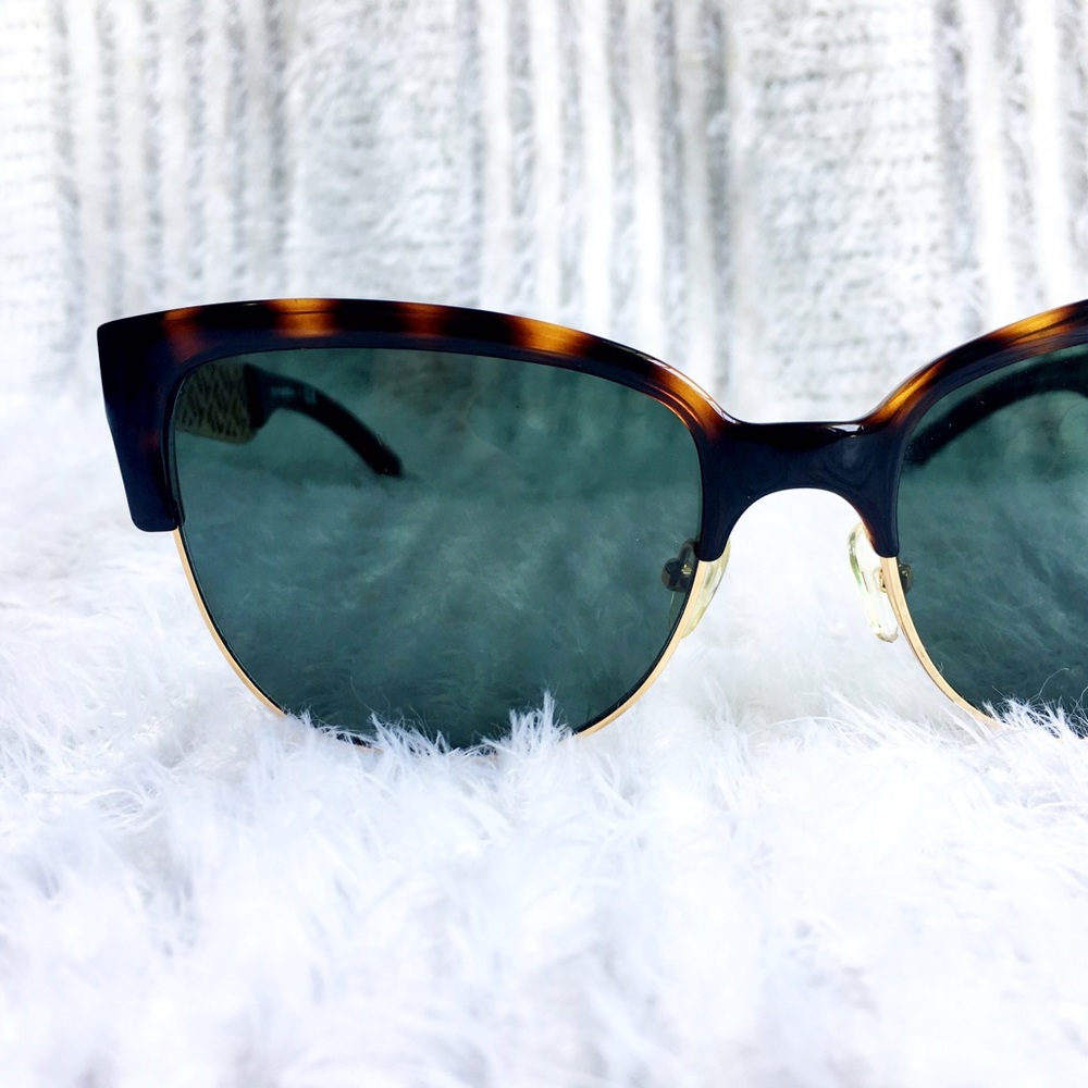 TORY BURCH Tortoise and Gold Sunglasses