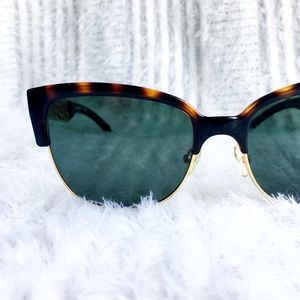 TORY BURCH Tortoise and Gold Sunglasses