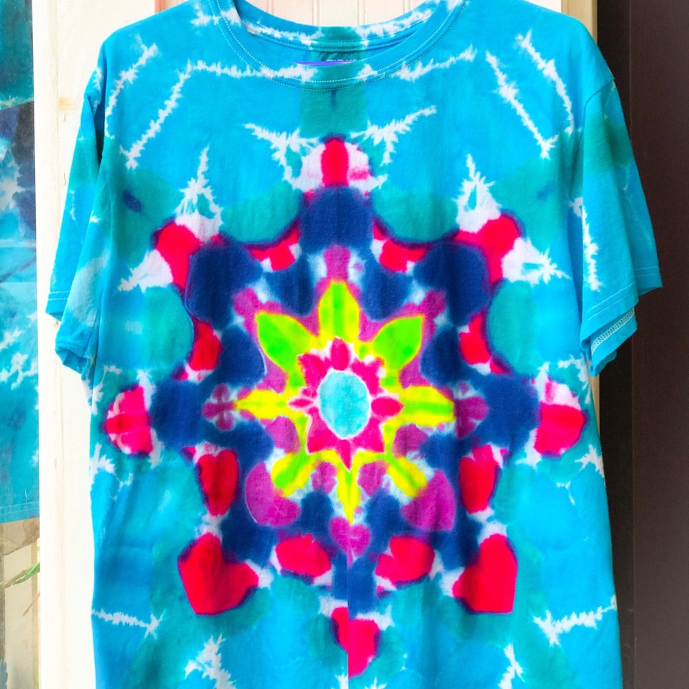 Tie Dye Short Sleeve Shirt - Artist Chris Brannon
