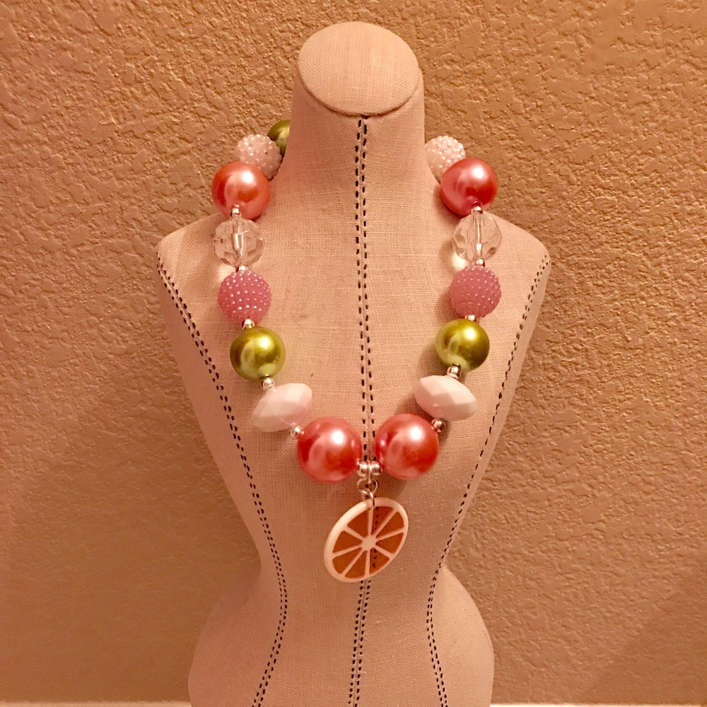 Lemonade bubblegum necklace
