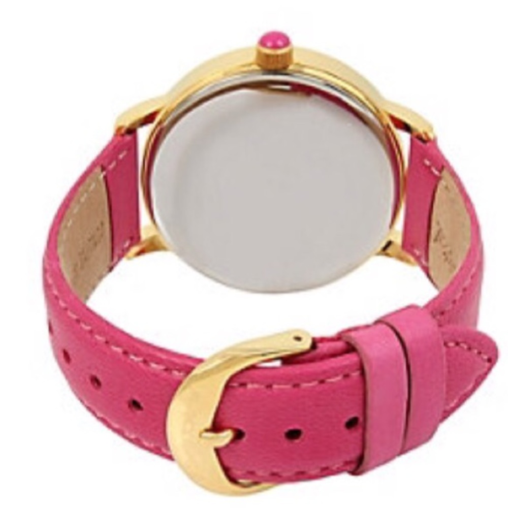 Betsey Johnson Betseyest Betsey Pink Emoji Watch - Picture 3 of 9