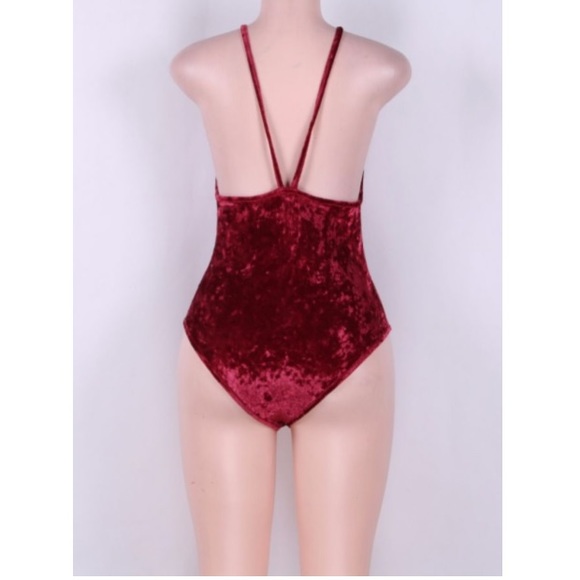 💥CLOSEOUT💥 Crushed velvet bodysuit - Picture 4 of 5