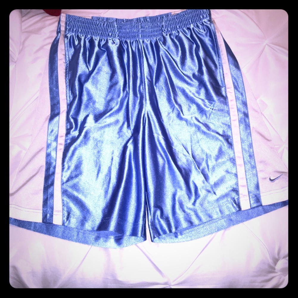 Light Blue Nike Basketball Shorts