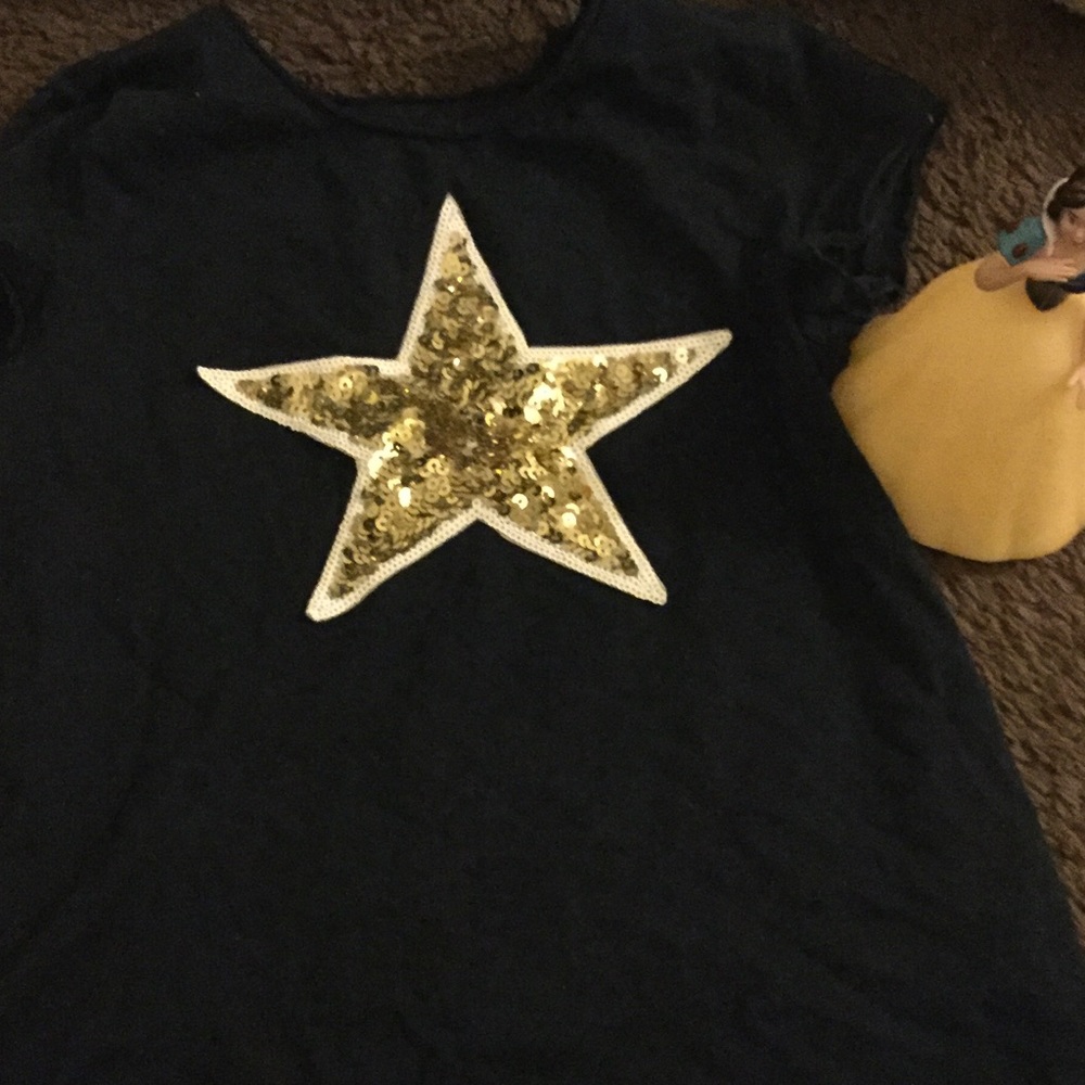 Blue and sparkly top!