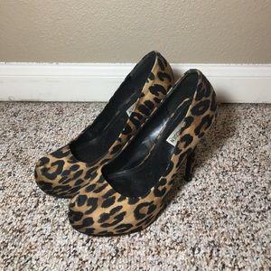 Steve Madden Cheetah print heels