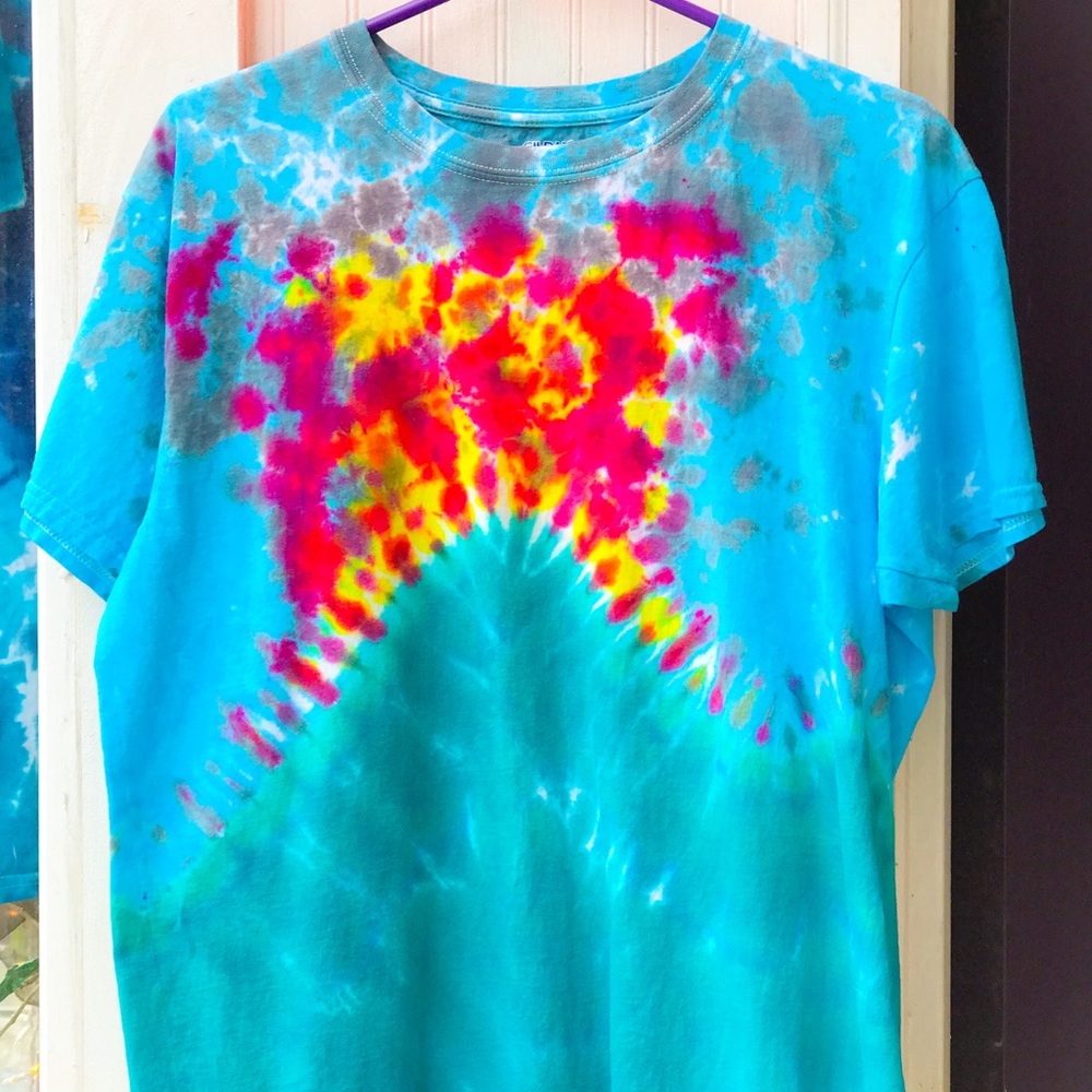 Tie Dye Short Sleeve Shirt - Artist Chris Brannon
