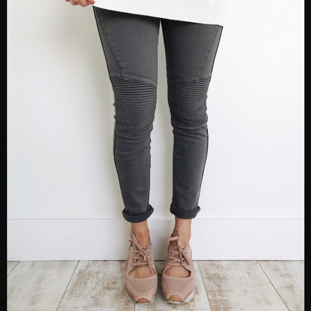 Vanessa charcoal skinnies