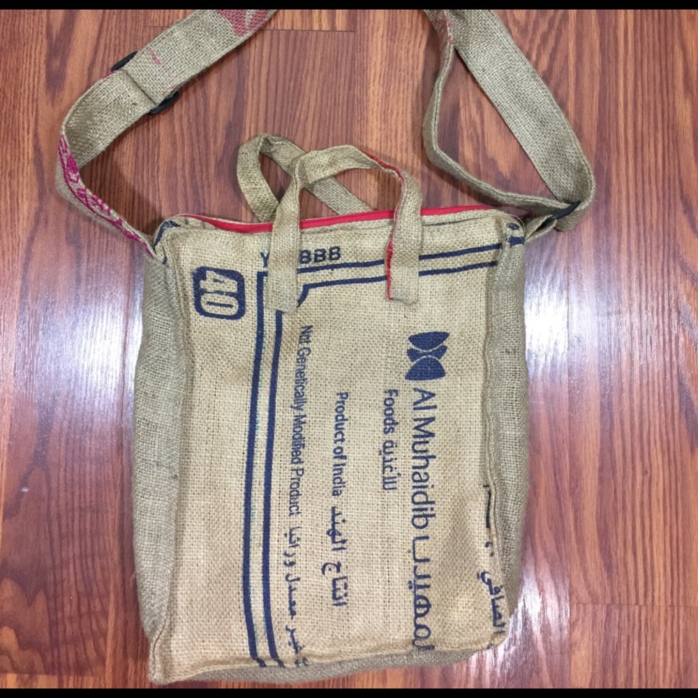 Woman’s rustic crossbody bag.