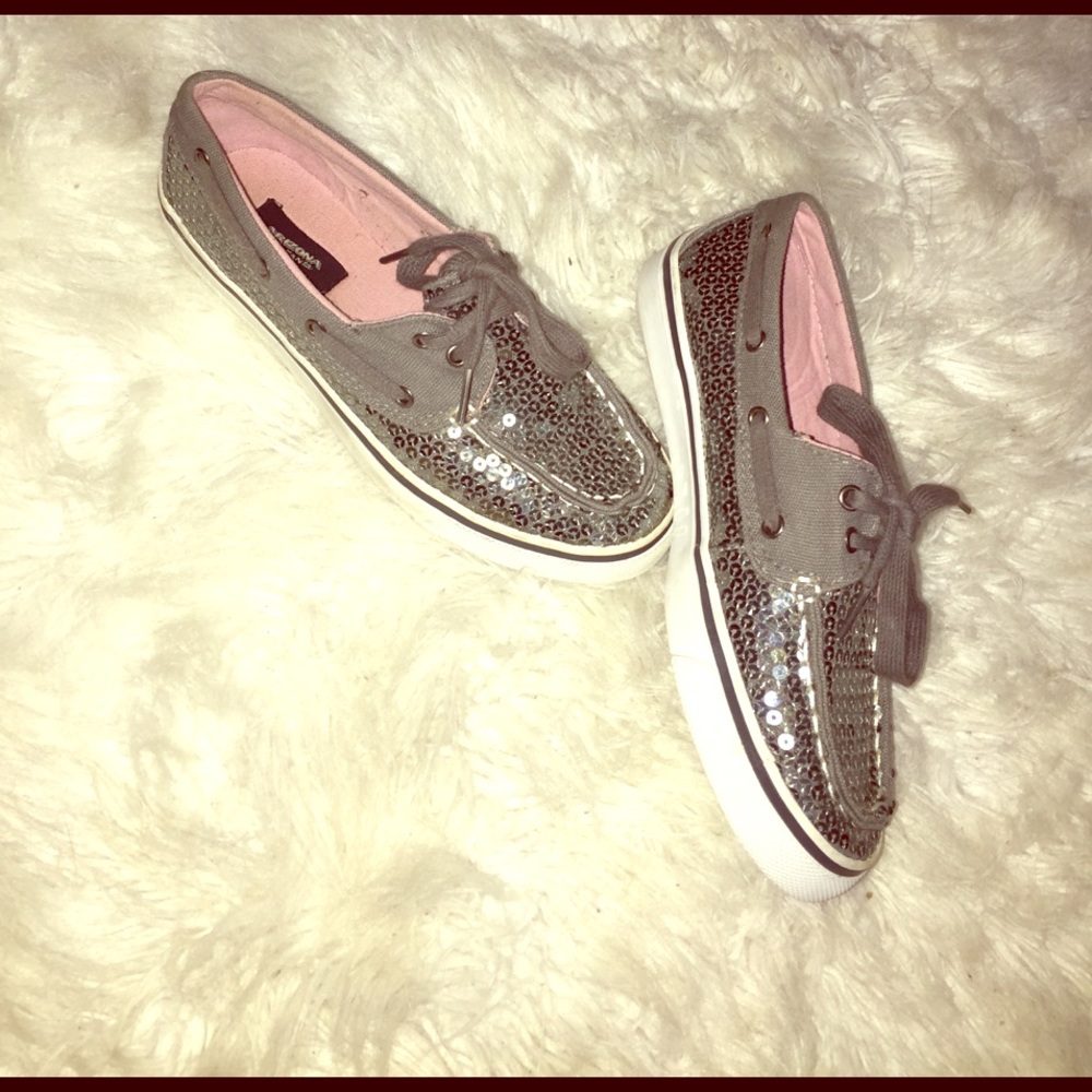 Sliver Sequin Shoes