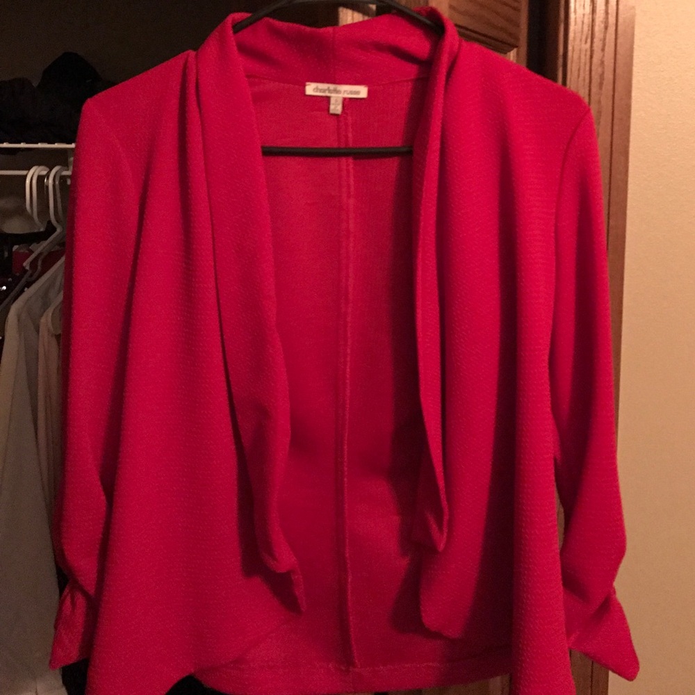 Red blazer