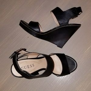 Women's black Guess heels size 6.5