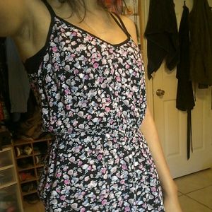 Cute floral romper!