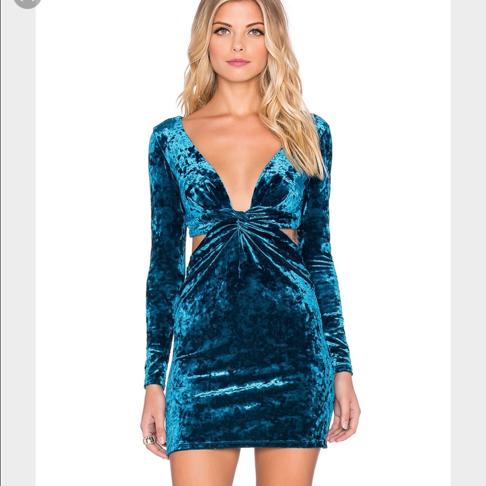 Blue life blue velvet dress