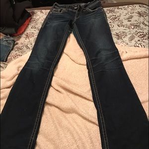 Silver bootcut jeans