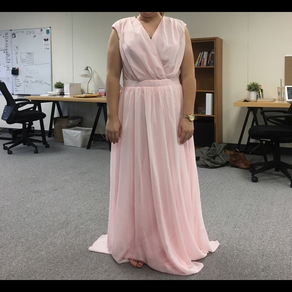 Pale pink dress