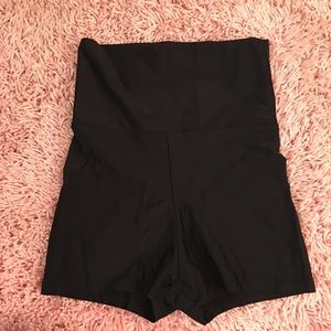 Natalie Dance Wear HighWaisted Black Booty Shorts