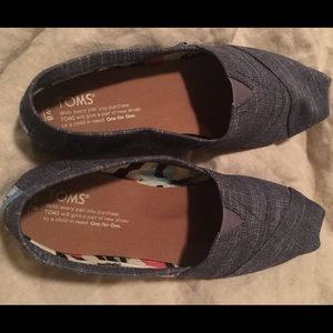 Chambray colored original Toms 8