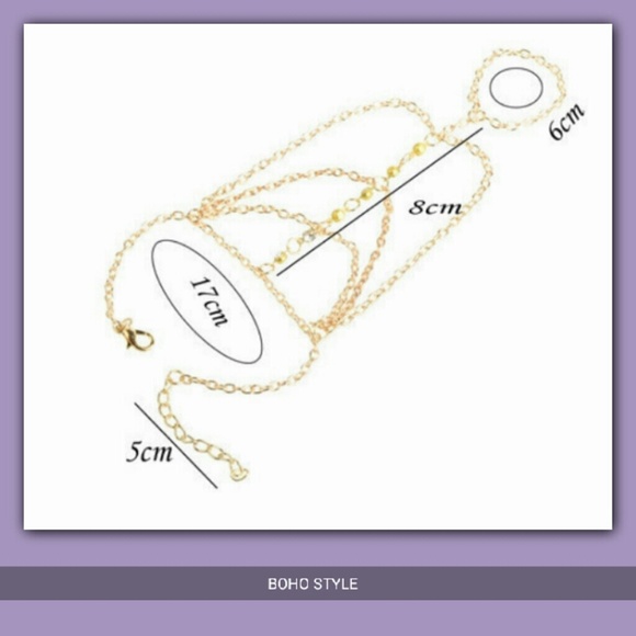 SOLD!!Boho Gypsy Hand Chain~NEW - Picture 2 of 5