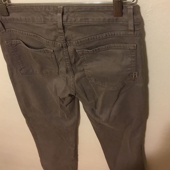 Rich & Skinny Taupe Denim Skinny Jeans size 25 - Picture 3 of 4