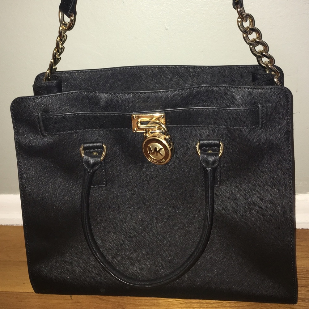 Michael Kors Black Hamilton Bag