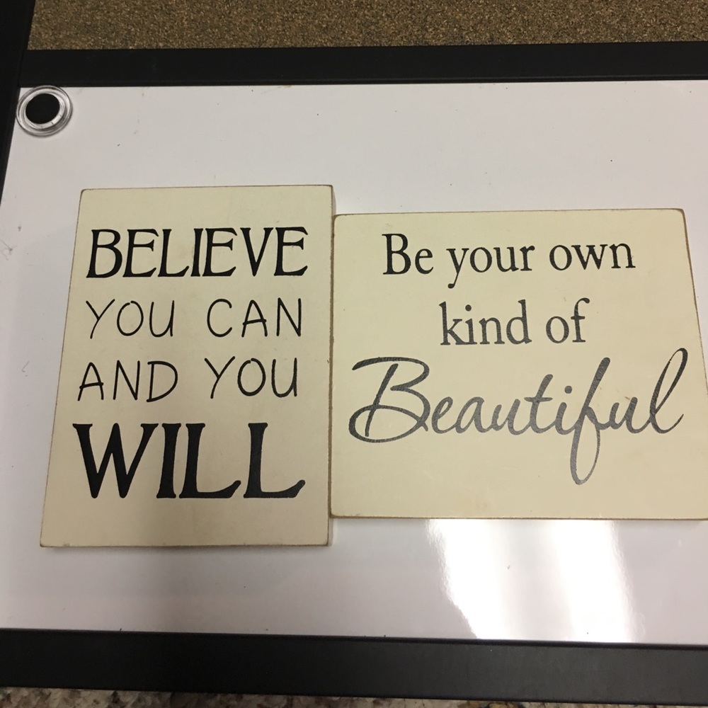 inspirational wooden signs