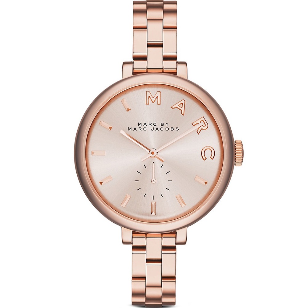 🆕Marc by Marc Jacobs Sally Baker Rose Gold Watch - Picture 2 of 8