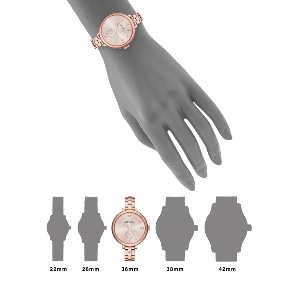 🆕Marc by Marc Jacobs Sally Baker Rose Gold Watch - Picture 6 of 8