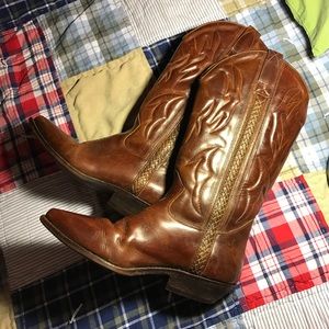 Cole Haan Country Cowboy Boots w Stitch Detail