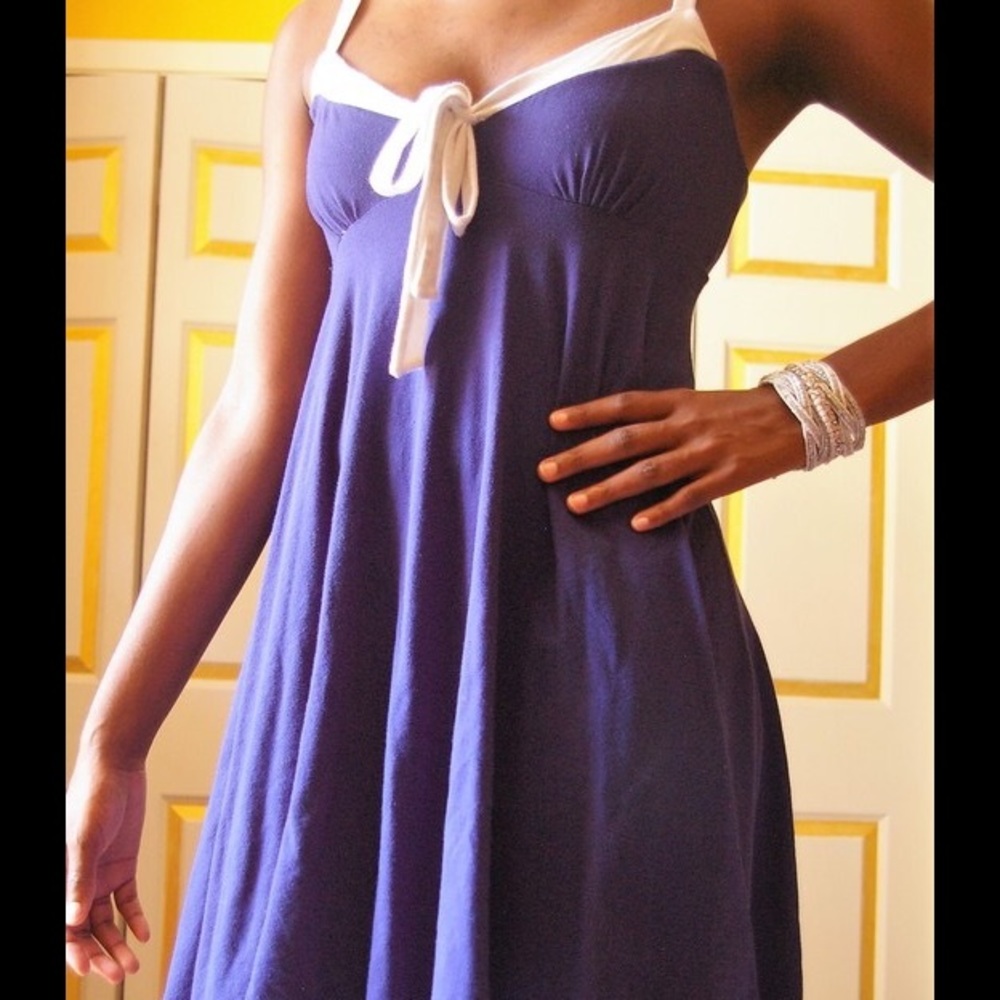 Navy Blue Sailor Dress