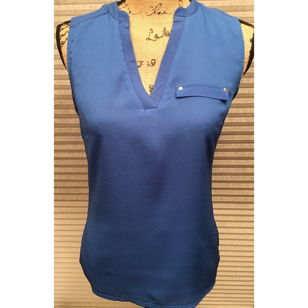 Limited Royal Blue Sleeveless Top