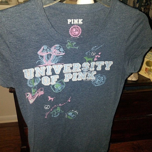 PINK college t shirts - Picture 2 of 4