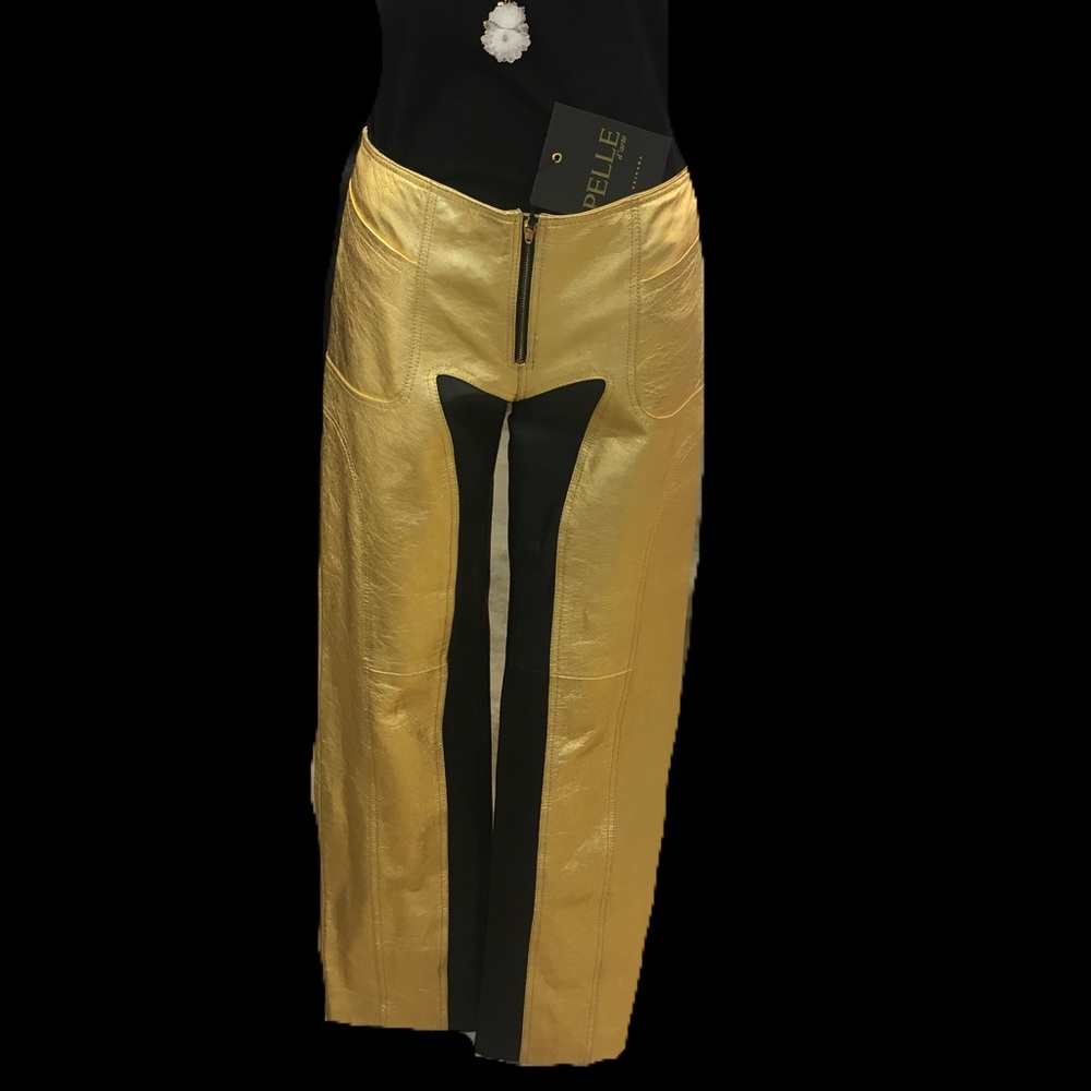 PELLE d'arte by NAIRANA 'ELECTRIC' Pant