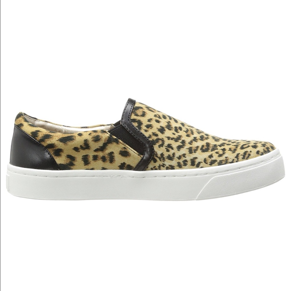 Cheetah Print Thick Rubber Platform SlipOn Sneaker - Picture 3 of 5