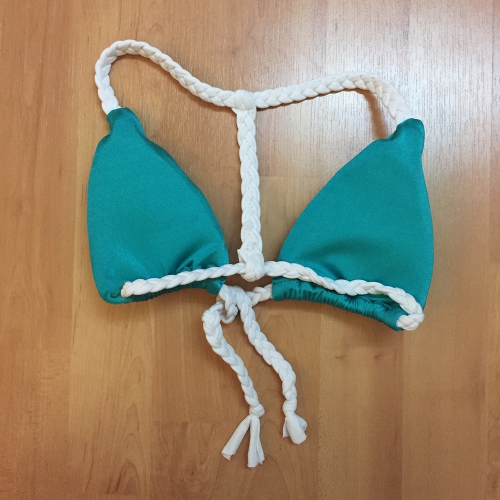 Teal bikini top NWOT - Picture 2 of 2