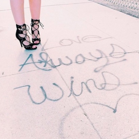 Black Perforated Gladiator Peep Toe Sandals - Picture 5 of 8