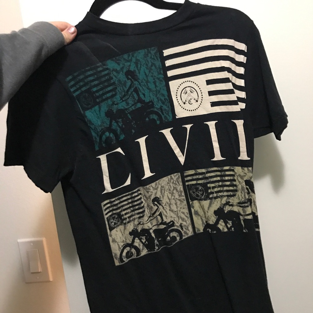 CIVIL CLOTHING never worn tee SIZE small