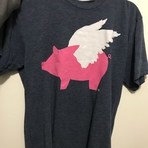 Glamour Kills When Pigs Fly shirt SIZE SMALL