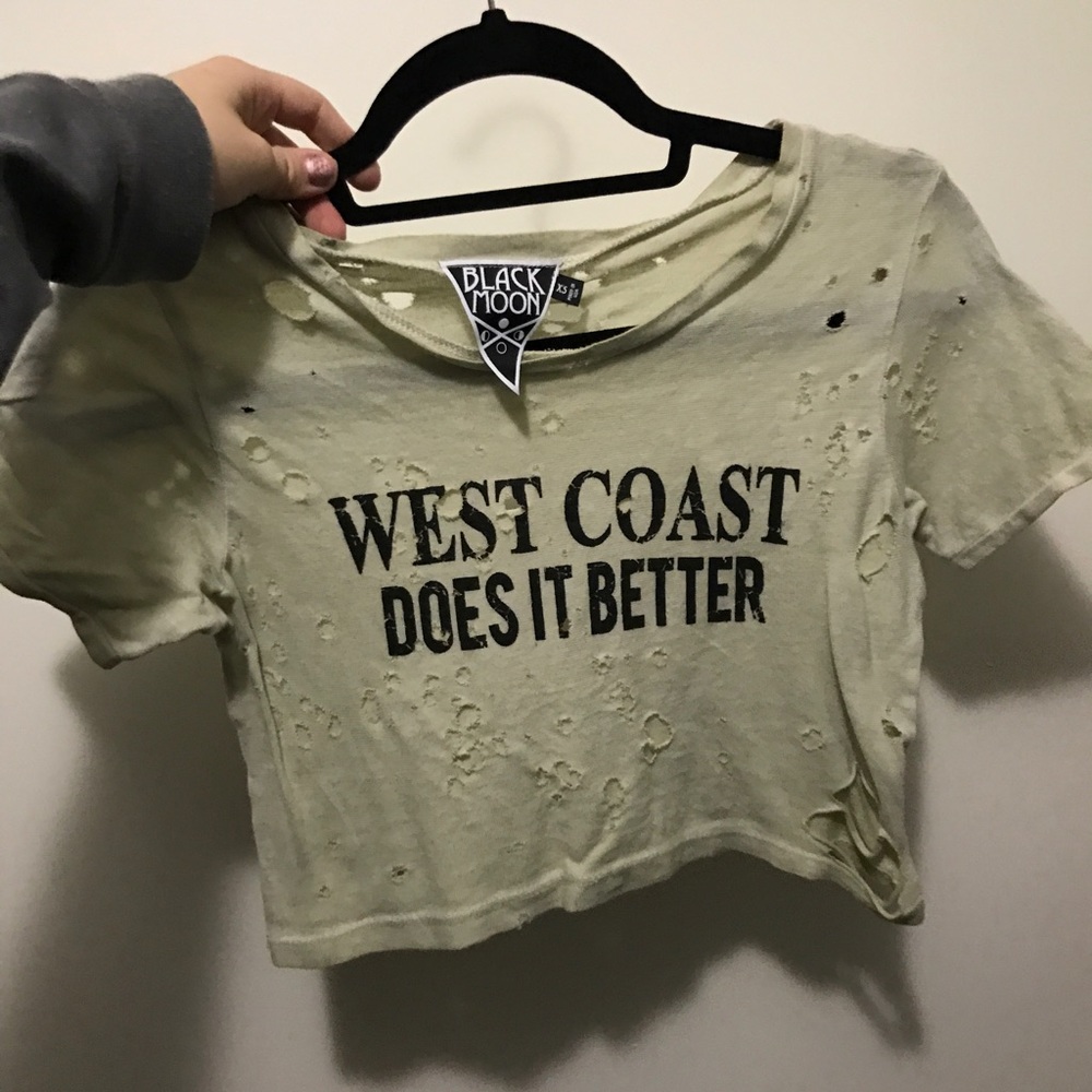 Black Moon WEST COAST crop top